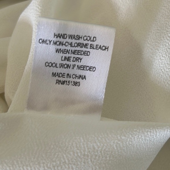 Anthropologie Current Air Isla Blue White Tie Neck Tiered Ruffle Midi Dress - XS - Picture 15 of 16